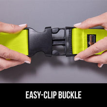 Load image into Gallery viewer, Heavy Duty 4 Pack Adjustable Luggage Straps for Suitcases, Easy to Identify Travel Belt Connector Holds Suitcase Together, Extends Life of Bag, Strap Connects Two Bags, Accessories Green