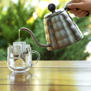 Mixpresso Gooseneck Pour Over Coffee Kettle, Barista Pour Control Design For Coffee & Tea High-Grade Stainless Steel 1.2 Liter (40 Oz) Drip Coffee Induction Cooker, Copper Stovetop Kettle