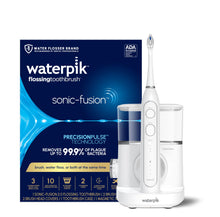 Load image into Gallery viewer, Waterpik Sonic-Fusion 2.0 Professional Flossing Electric Toothbrush with Water Flosser Combo In One, White SF-04, Packaging May Vary