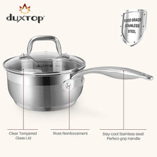 Load image into Gallery viewer, Duxtop Professional Stainless Steel Induction Cookware Set, 19PC Kitchen Pots and Pans Set, Heavy Bottom with Impact-bonded Technology