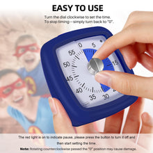 Load image into Gallery viewer, Secura 60-Minute Visual Timer, Silent Study Timer for Kids and Adults, Time Clocks, Time Management Countdown Timer for Teaching (Pink)