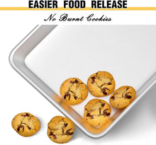 Load image into Gallery viewer, Commercial Quality Baking Sheet Pan Set, Natural Aluminum Cookie Sheet, Mixing Bowls with Airtight Lids Set,