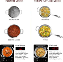 Load image into Gallery viewer, Duxtop Built-in Induction Cooktop, Portable Countertop Burner, Sensor Touch Induction Burner, 170-Minute Timer, Safety Lock, 1800W BT-200T1/8600BI