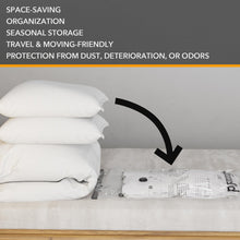 Load image into Gallery viewer, SpaceAid Jumbo Vacuum Storage Bags, Space Saver Sealer Compression Bags for Comforters, Blankets, Pillows, Bedding, Clothes (X-Large 3 Pack)