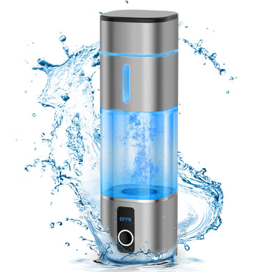 Hydrogen Water Bottle 6000-8000PPB, Portable Hydrogen Generator, Ion Water Bottle with LED Display, Suitable for Office, Travel and Daily Drinking