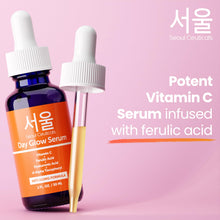 Load image into Gallery viewer, SeoulCeuticals Korean Skin Care 20% Vitamin C Hyaluronic Acid Serum + CE Ferulic Acid - Potent Anti Aging, Anti Wrinkle Korean Beauty 1oz