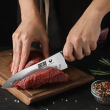 Load image into Gallery viewer, Fillet Knife 7 Inch, Professional High Carbon Stainless Steel Boning Knife for Meat, Ultra Sharp Japanese Fish Fillet Knives with Ergonomic Wood Handle