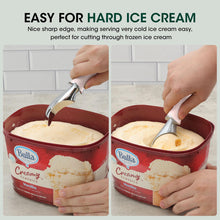 Load image into Gallery viewer, Beneno Heavy Duty Ice Cream Scoop - Upgraded Anti-Fracture Design, Comfortable Grip Long Handle, Effortless Scooping &amp; Dishwasher Safe, Black