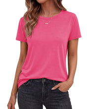 Load image into Gallery viewer, TNNZEET Tshirts for Women - Short Sleeve Spring Summer Tops Loose Fit Shirts Casual Clothes Basic Tees for Vacation 2026