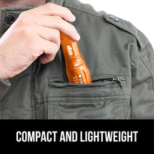 Load image into Gallery viewer, Powerful LED Tactical Flashlight, 750 FT High Lumens 5 Adjustable Modes, Water Resistant, Ultra Bright Zoom Flashlights, Small Mini Flash Light, Camping, Night Dog Walking, Turquoise