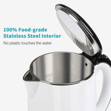 Load image into Gallery viewer, Secura Original Stainless Steel Double Wall Electric Water Kettle 1.8 Quart with Auto Shut-Off &amp; Boil-Dry Protection, Black Onyx SWK-1701DA/HB-3227B