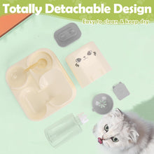Load image into Gallery viewer, 1.6L Auto Gravity Pet Feeder and 0.6L Water Dispenser Set, Automatic Pet Food Water Dispenser, Cage Cat Dog Food and Water Dispenser for Kitten Puppy Bunny Guinea Pig (Green)