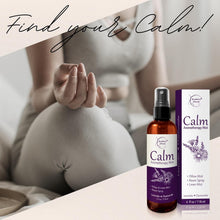 Load image into Gallery viewer, Calm Aromatherapy Mist with Lavender &amp; Chamomile Essential Oil. Natural Sleep &amp; Pillow Spray, Room &amp; Linen Mist. Lavender Spray Air Freshener for Relaxation &amp; Sleep - Brookethorne Naturals