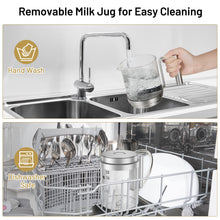Load image into Gallery viewer, Secura Detachable Milk Frother, 17oz Electric Milk Steamer Stainless Steel, Automatic Hot/Cold Foam and Hot Chocolate Maker with Dishwasher Safe, 120V
