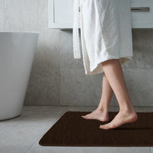 Load image into Gallery viewer, Secura Bathroom Rugs, 47 x 28 Inches, Extra Soft &amp; Thick, Absorbent Water Bath Mat, Machine Washable Non-Slip Bath Mats for Bathroom, Shower, and Tub, Home Decor Accessories (Gray)
