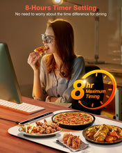 Load image into Gallery viewer, BW450 Off-white Food Warming Mat Bundle with BW701 Off-white Electric Warming Tray