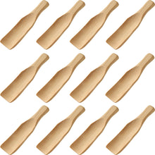 Load image into Gallery viewer, Mini Wooden Spoons Feed Spoons Scoop Sugar Salt Tea Leaf Milk Powder Scale Teaspoons Measuring Scoop Seasoning Spoons (S-12)