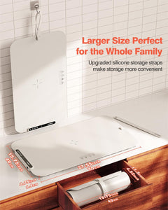 BW450 Beige Food Warming Mat Bundle with BW701 Off-White Electric Warming Tray