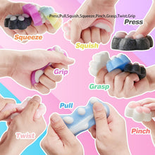 Load image into Gallery viewer, 8Pcs Taba Squishy Cat Paw Squeeze Toys, Squishy Fidget Toy, Kawaii Squishies Sensory Toys, Pinch Family, Cat Paws Mochi Toys,Stress Relief for Party Favors,Novelty Things for Adults Kids