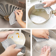 Load image into Gallery viewer, Multipurpose Wire Dishwashing Rags for Wet and Dry, 2024 New Reusable Non Scratch Wire Dishcloth, Premium Scrubbing Wire Dishwashing Rags for Scrubs Dishes, Sinks Cleans (5)