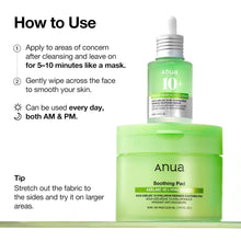 Load image into Gallery viewer, Anua Azelaic 10 Hyaluron Redness Soothing Pad, Troubled &amp; Spot Care with Korean toner pads, Quick &amp; Easy Stretchable Facial Mask with Azelaic acid, Hyaluronic Acid, Korean Skin Care (90 pads)