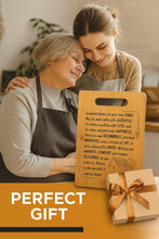 Load image into Gallery viewer, Housewarming Gifts for New Home - Bamboo Cutting Board with Engraved Message - New Home Essentials for Homeowners, Couples, Friends, or Family - Decorative Kitchen Gift Board, 12&quot; x 8&quot;
