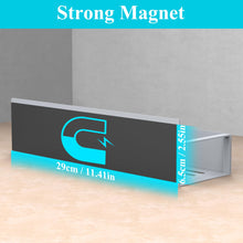 Load image into Gallery viewer, Metal 4 Pack Magnetic Spice Storage Rack Organizer for Refrigerator and Oven, Black Fridge Organizers and Storage