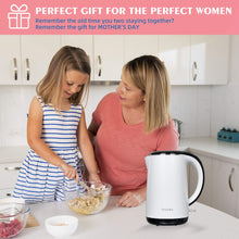 Load image into Gallery viewer, Secura Original Stainless Steel Double Wall Electric Water Kettle 1.8 Quart with Auto Shut-Off &amp; Boil-Dry Protection, Black Onyx SWK-1701DA/HB-3227B