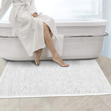 Load image into Gallery viewer, Secura Bathroom Rugs, 47 x 28 Inches, Extra Soft &amp; Thick, Absorbent Water Bath Mat, Machine Washable Non-Slip Bath Mats for Bathroom, Shower, and Tub, Home Decor Accessories (Gray)