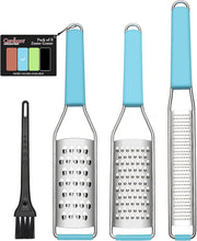 Load image into Gallery viewer, Chopper Hand String Vegetable Chopper Onions Cutter Cheese Grater Citrus Zester Lemon Zester Pack of 3-304 Stainless Steel