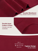 Load image into Gallery viewer, Vevmon Cotton Underwear for Women High Waisted Soft Ladies Panties 5 Pack | Full Coverage Breathable Briefs, Moisture-Wicking Cotton Fabric, Fits Comfortably Underwear for Gym, Work, Daily, Loungewear