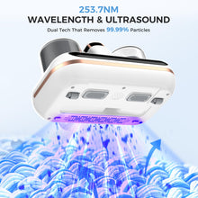 Load image into Gallery viewer, Mattress Vacuum Cleaner - 5-in-1 Cordless Bed Vacuum Cleaner, Powered by UV-C Light &amp; Ultrasonic Technology, 16Kpa Strong Suction,Low Noise,Suitable for Dust, Pet Hair, Etc.
