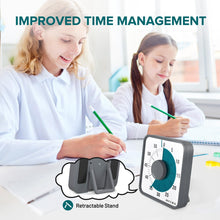 Load image into Gallery viewer, Secura 60-Minute Visual Countdown Timer, 7.5-Inch Oversize Classroom Visual Timer for Kids and Adults, Durable Mechanical Kitchen Timer Clock with Magnetic Backing (Blue)