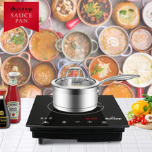 Load image into Gallery viewer, Duxtop Professional Stainless Steel Sauce Pan with Lid, Kitchen Cookware, Induction Pot with Impact-bonded Base Technology, 2.5 Quart