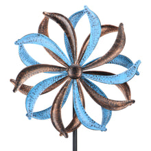 Load image into Gallery viewer, WONDER GARDEN Wind Spinners Outdoor - 2 Pack Small Metal Flamingo Wind Spinner Windmill, Wind Sculpture for Yard Patio Lawn Decor