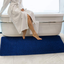 Load image into Gallery viewer, Secura Bathroom Rugs, 47 x 28 Inches, Extra Soft &amp; Thick, Absorbent Water Bath Mat, Machine Washable Non-Slip Bath Mats for Bathroom, Shower, and Tub, Home Decor Accessories (Gray)