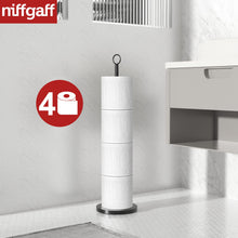 Load image into Gallery viewer, Toilet Paper Holder Stand(with Reserve Function), Free-Standing Spare Rolls Storage Holder, Stainless Steel