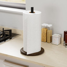 Load image into Gallery viewer, Silver Paper Towel Holder Free-Standing, Premium Stainless Steel Paper Rolls Organizer, Classic Fashion Kitchen Roll Dispenser