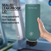 Load image into Gallery viewer, Umite Chef Water Bottle, Vacuum Insulated Wide Mouth Stainless-Steel Sports Water Bottle with New Wide Handle Straw Lid,Hot Cold, 18 oz Double Walled Thermos Mug(Mint Green)