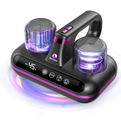 Mattress Vacuum Cleaner - 5-in-1 Cordless Bed Vacuum Cleaner, Powered by UV-C Light & Ultrasonic Technology, 16Kpa Strong Suction,Low Noise,Suitable for Dust, Pet Hair, Etc.