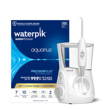 Load image into Gallery viewer, Waterpik Aquarius Water Flosser For Teeth Cleaning, Gums, Braces, Dental Care, Electric Power With 10 Settings, 7 Tips For Multiple Users And Needs, ADA Accepted, White WP-660, Packaging May Vary