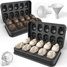 Load image into Gallery viewer, Large Gummy Bear Molds 5 ML, BPA-FREE Silicone Chocolate Candy Gummy Molds with 4 Droppers and Cleaning Brush 140 Cavity, Set of 4