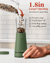 Load image into Gallery viewer, Electric Salt and Pepper Grinder, Stainless Steel Rechargeable Salt and Pepper Grinder Set with 4.5 oz Large Capacity, 1.8&quot; Wide Mouth, Adjustable Coarseness, Ideal for Kitchen