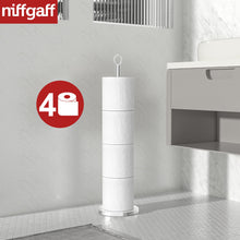 Load image into Gallery viewer, Toilet Paper Holder Stand(with Reserve Function), Free-Standing Spare Rolls Storage Holder, Stainless Steel