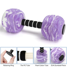 Load image into Gallery viewer, 2Pack Water Dumbbells, Aquatic Exercise Dumbbells, EVA Foam Barbells for Men Women Youth Water Workouts