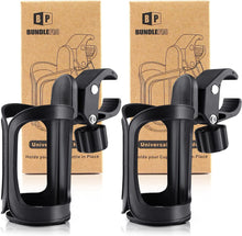 Load image into Gallery viewer, Pack of 2 Stroller Cup Holders, Universal Drinks Holder for Bikes, Trolleys or Walkers