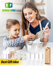 Load image into Gallery viewer, Pack of 4 Silicone Cooking Utensils Set, Non Stick Large Solid Spatulas, Heat Resistant Black Slotted Spoons, Ideal BPA Free Kitchen Turners for Frying, Mixing,Serving,Draining,Turning,Stirring
