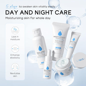 Skin Care Set, Skin Care Routine Kit for Women, Skincare Gift Set, Travel Size Toiletries with 7X CERAMIDE Cleanser, Toner, Serum, Eye Cream, Face Cream Mother's Day Christmas Birthday Daughter