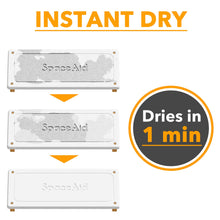 Load image into Gallery viewer, SpaceAid DryingNeat Sink Organizer, Instant Dry Sink Caddy Organizers, Kitchen Sponge Soap Holder Dispenser, Countertop Fast Drying Rack (Bamboo Feet, Gray)