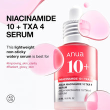 Load image into Gallery viewer, Anua Glass Skin Prep Duo, 10% Niacinamide+4% Tranexamic Acid Serum &amp; Heartleaf 77 Soothing Toner for Glow Skin, Hyaluronic Acid, Vitamin B12, Calming, Hydrating, pH Balance, Korean Skincare Set
